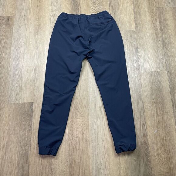 Vuori Jogger Pants Mens Medium Navy Blue Athletic Stretch Drawstring Zip Pockets - Picture 7 of 13